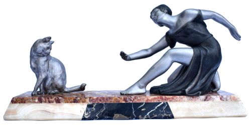 Art Deco Figural Group, Circa 1930'S France