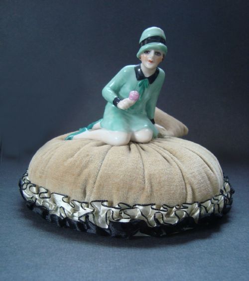 Rare Pin Cushion Doll by Fasold & Stuach, C1930