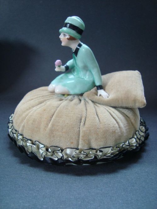 fig 1. Rare Pin Cushion Doll By Fasold & Stuach, c1930