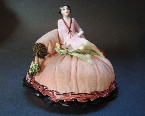 Rare Pin Cushion Half Doll by Fasold & Stauch, C1930