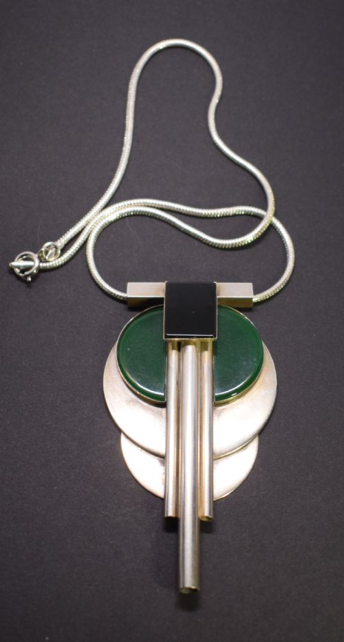 Art Deco Modernist Galalith Necklace