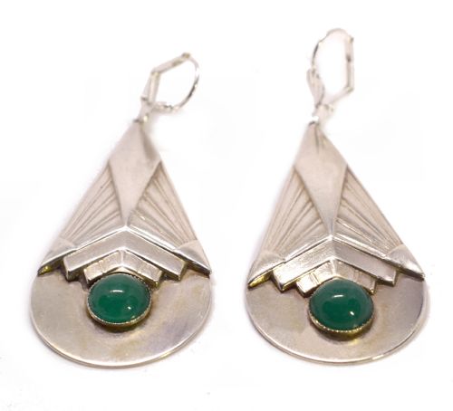 Art Deco Modernist Earrings