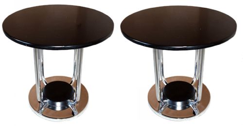 Matching Pair of Art Deco Modernist Tables , C1935