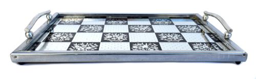 ART DECO 1930S MIRRORED DRINKS TRAY - ADDITIONAL PHOTO 4