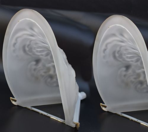 1930'S FRENCH ART DECO MATCHING PAIR OF WALL LIGHTS - ADDITIONAL PHOTO 3