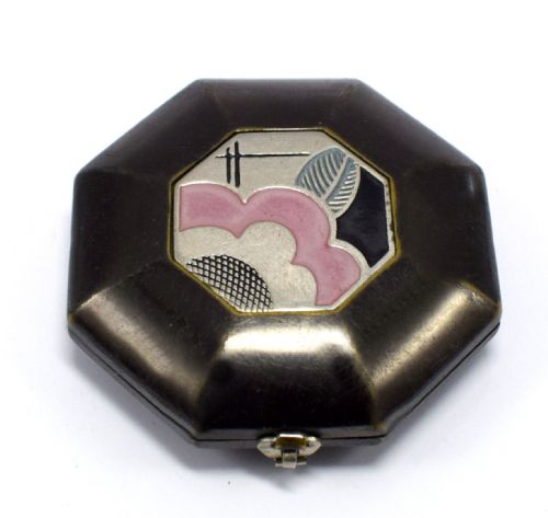 ART DECO LADIES POWDER COMPACT C1935 - ADDITIONAL PHOTO 1