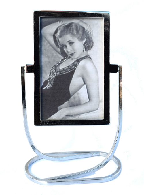 Art Deco 1930'S Chrome Picture Frame
