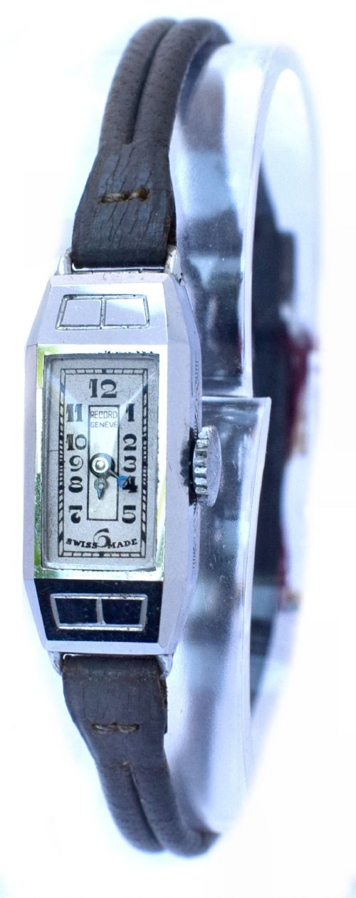 1930'S Original Art Deco Ladies Watch by Record / Old New Stock, Never Worn