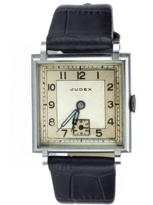 fig 2. Art Deco Gents Manual Wristwatch by French Watchmakers Judex, Circa 1930