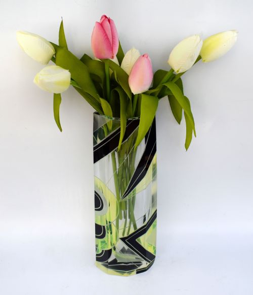 Art Deco 1930'S Tall Vase by Karl Palda