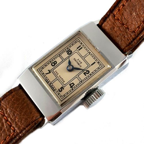 Ladies Art Deco Swiss Watch by Luz Geneve, C1930, Perfect Condition.