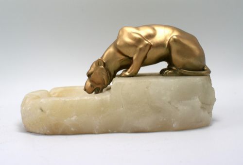 1930'S Art Deco Figural Desk Piece