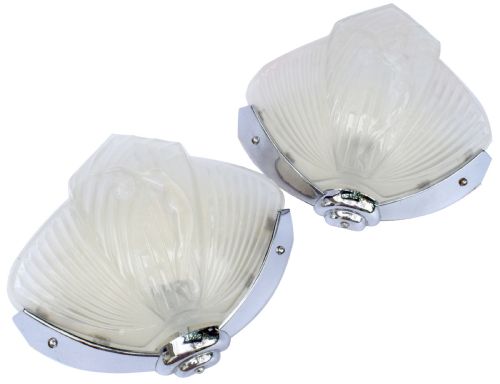 Rare 1930'S Art Deco Pair of Nude Female Wall or Sconces Lights
