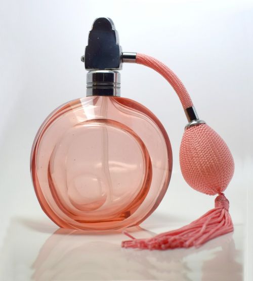 Original 1930'S Art Deco English Ladies Perfume Bottle