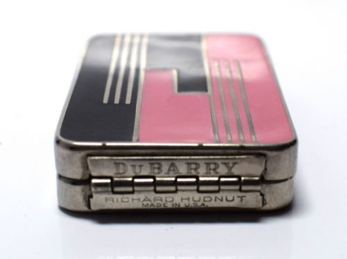 fig 1. Art Deco Geometric Ladies Powder Compact Du Barry, c1930