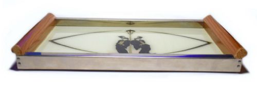 ART DECO 1930'S NOVELTY BAR WARE TRAY DEPICTING CHARLIE CHAPLIN - ADDITIONAL PHOTO 2