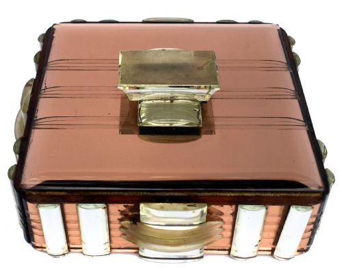 Art Deco Mirrored Ladies Jewellery Box, French, C1930