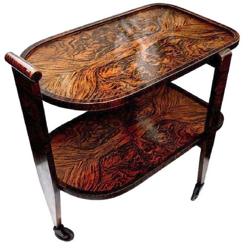 Art Deco Drinks Hostess Trolley, Circa 1930