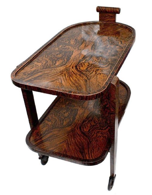 fig 1. Art Deco Drinks Hostess Trolley, circa 1930