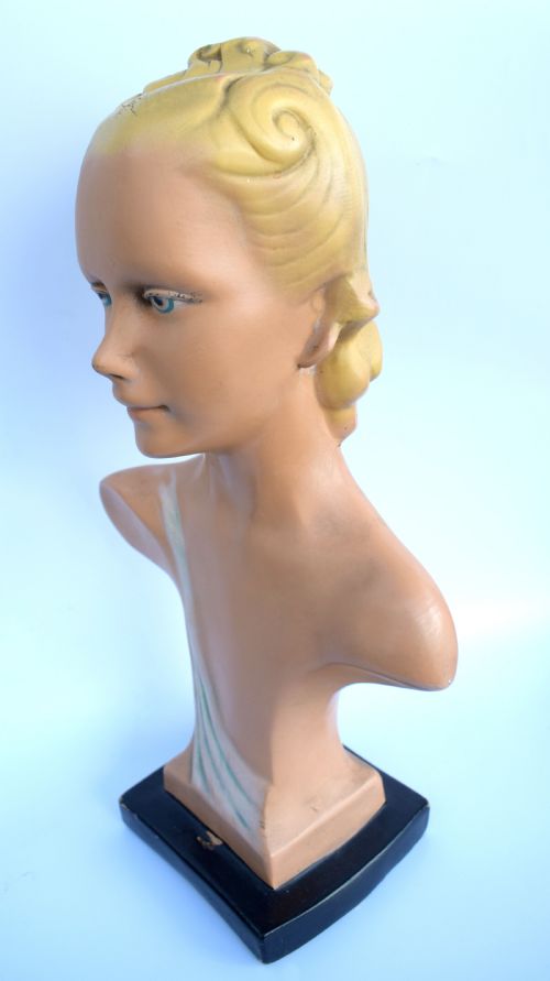 ART DECO MANNEQUIN COUNTER TOP SHOP DISPLAY C1930 - ADDITIONAL PHOTO 1
