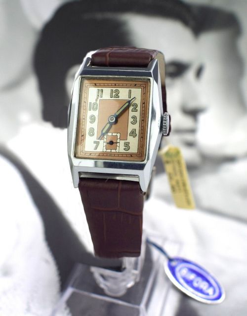 Art Deco Gentleman's Wristwatch, Newly Serviced, C1930