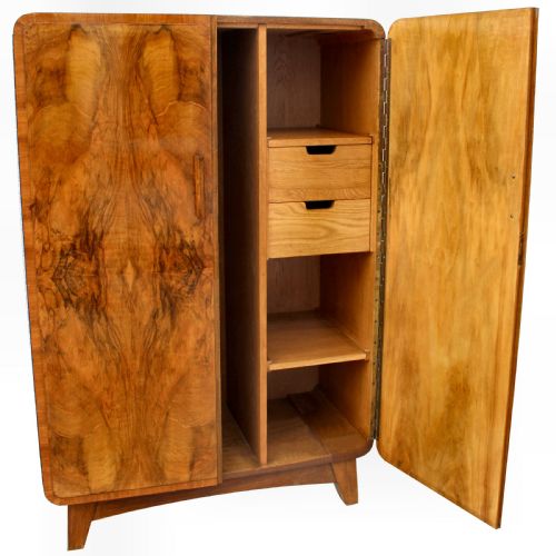 Art Deco Heavily Figured Tallboy , C1930