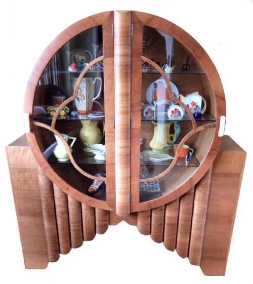 Art Deco Walnut 'Rocket Cabinet', England, C1930