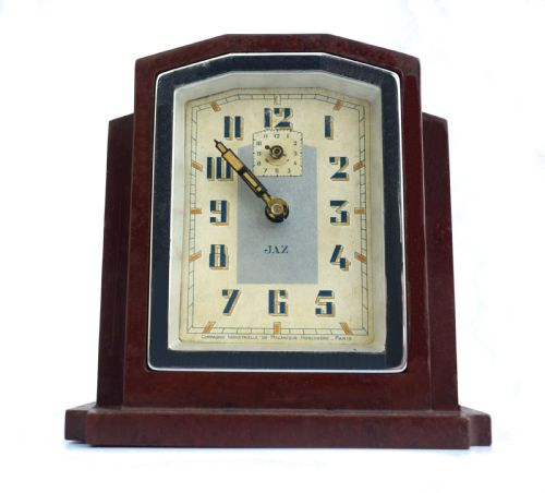 Art Deco Bakelite French Clock by Jaz, C1930
