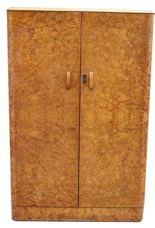 Art Deco Walnut Tall Boy, Circa 1930
