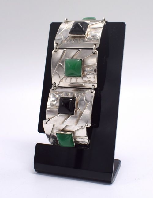 Art Deco Style Geometric Modernist Ladies Bracelet