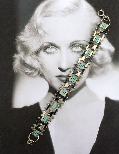 Art Deco Bracelet by Jakob Bengel, C1930