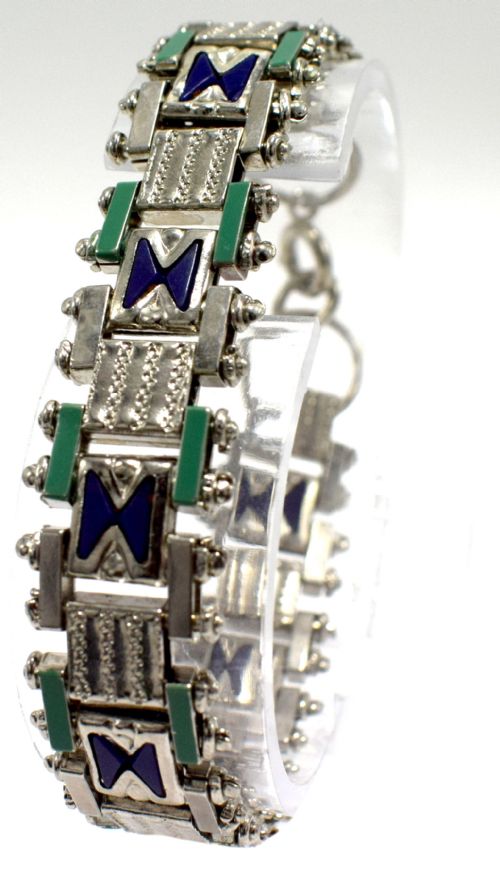 fig 1. Art Deco Bracelet By Jakob Bengel, c1930