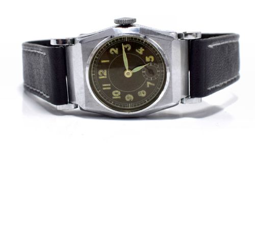 ART DECO GENTS MANUAL WRISTWATCH NEVER WORN NEWLY SERVICED C1930 - ADDITIONAL PHOTO 2