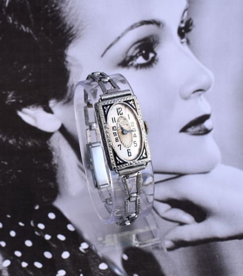 fig 2. Art Deco 14k GF Ladies Watch By Bulova Watch Company, c1927