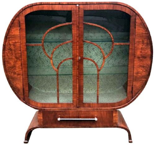 Art Deco Display Cabinet, C1930