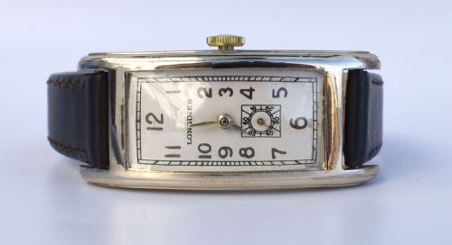 fig 1. Art Deco LONGINES Gentleman's 10K Gold Filled Watch, c1936