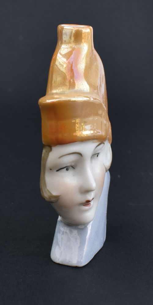 ART DECO CERAMIC PERFUME BOTTLE - ADDITIONAL PHOTO 2