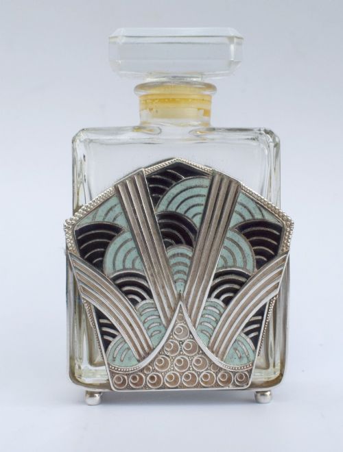 Art Deco Chanel Bottle & Stand