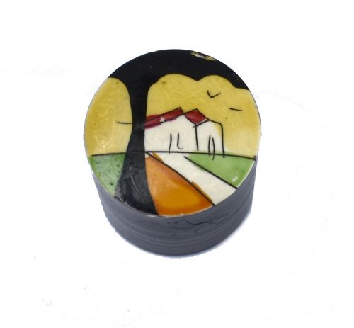 Art Deco Miniature Perfume Pot, C1930
