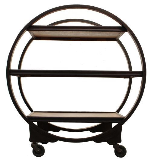 English Art Deco Hostess Trolley