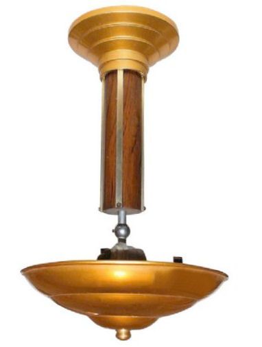 Art Deco French Ceiling Light, C1930