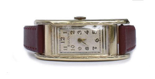 fig 1. Art Deco Rolled Gold Filled Watch By Bulova, USA, c1928