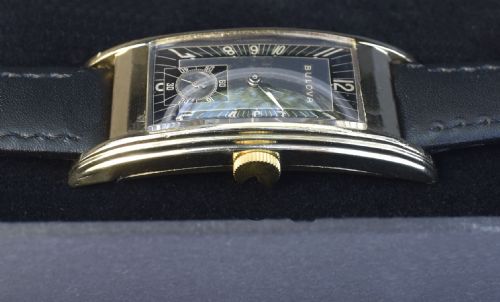 fig 2. Art Deco 10k Gold Filled Gents Wrist Watch, C1939, Bulova, Fully Serviced