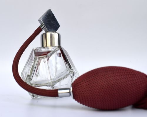 ART DECO LARGE CRYSTAL CUT GLASS PERFUME ATOMIZER C1930 - ADDITIONAL PHOTO 1