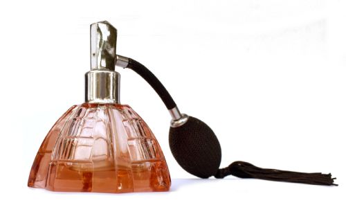 Art Deco Glass Perfume Atomizer, C1930