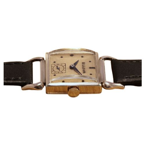 ART DECO 14K ROSE GOLD FILLED GENTS WRISTWATCH BY BULOVA FULLY SERVICED C1944 - ADDITIONAL PHOTO 7
