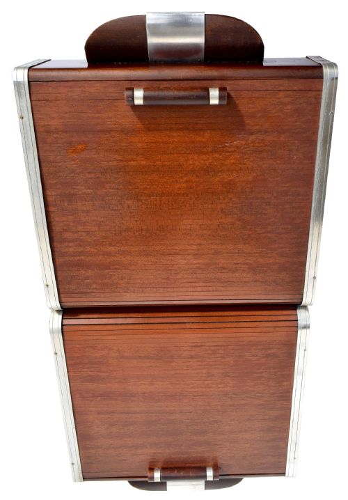 ART DECO FRENCH WORK BOX ON STAND CIRCA 1930 - ADDITIONAL PHOTO 4