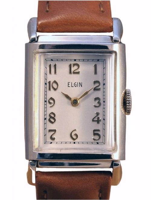 Art Deco Ladies 10k Rolled Gold Wrist Watch by Elgin, Serviced, C1931
