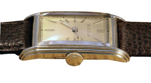 ART DECO GENTS 10K GF WRISTWATCH BY BULOVA C1937 - ADDITIONAL PHOTO 2