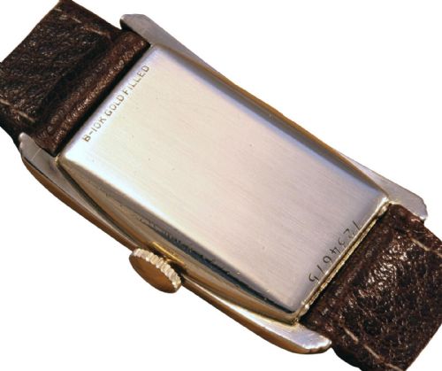 ART DECO GENTS 10K GF WRISTWATCH BY BULOVA C1937 - ADDITIONAL PHOTO 3